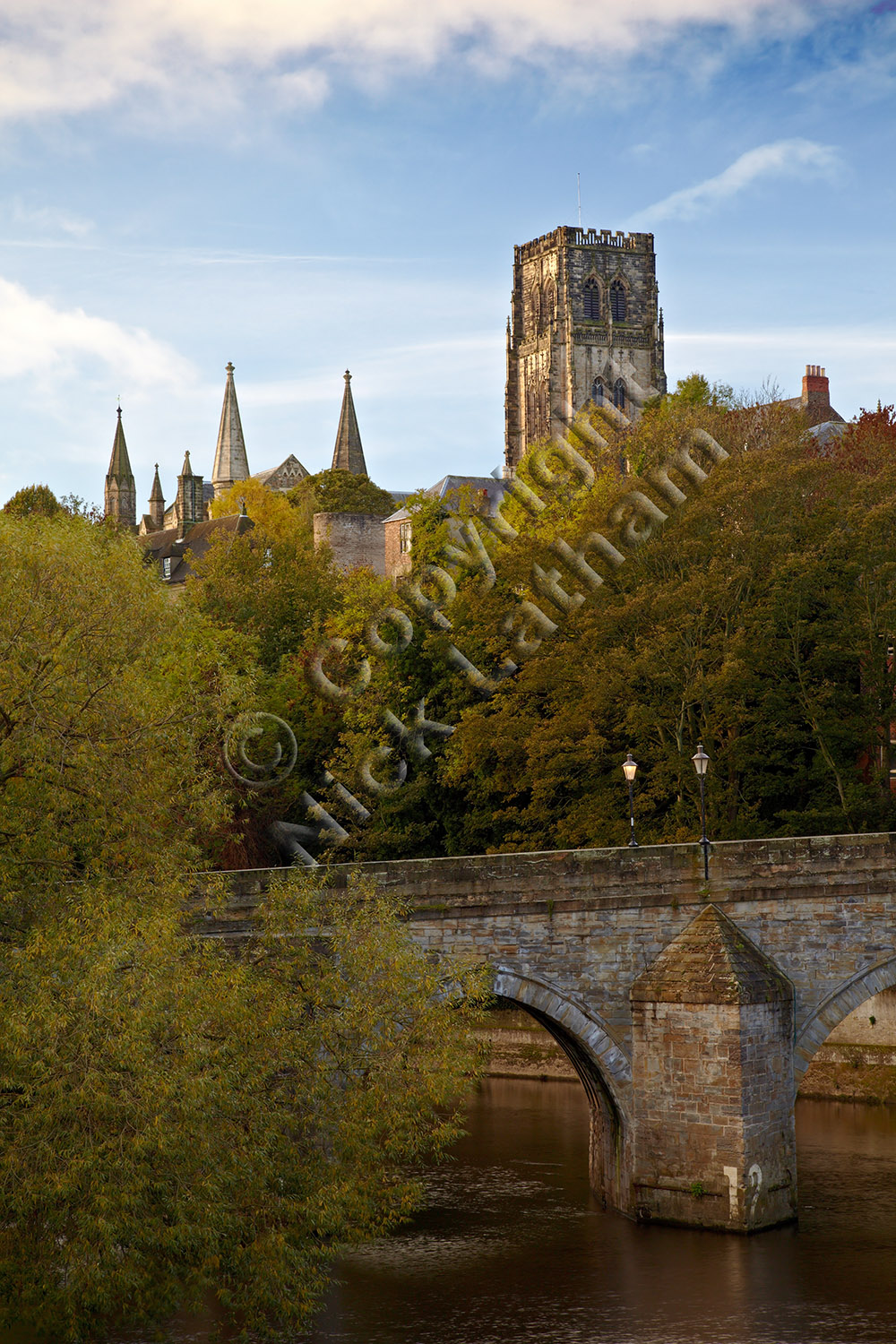 Durham Cathedral - Elvet river view